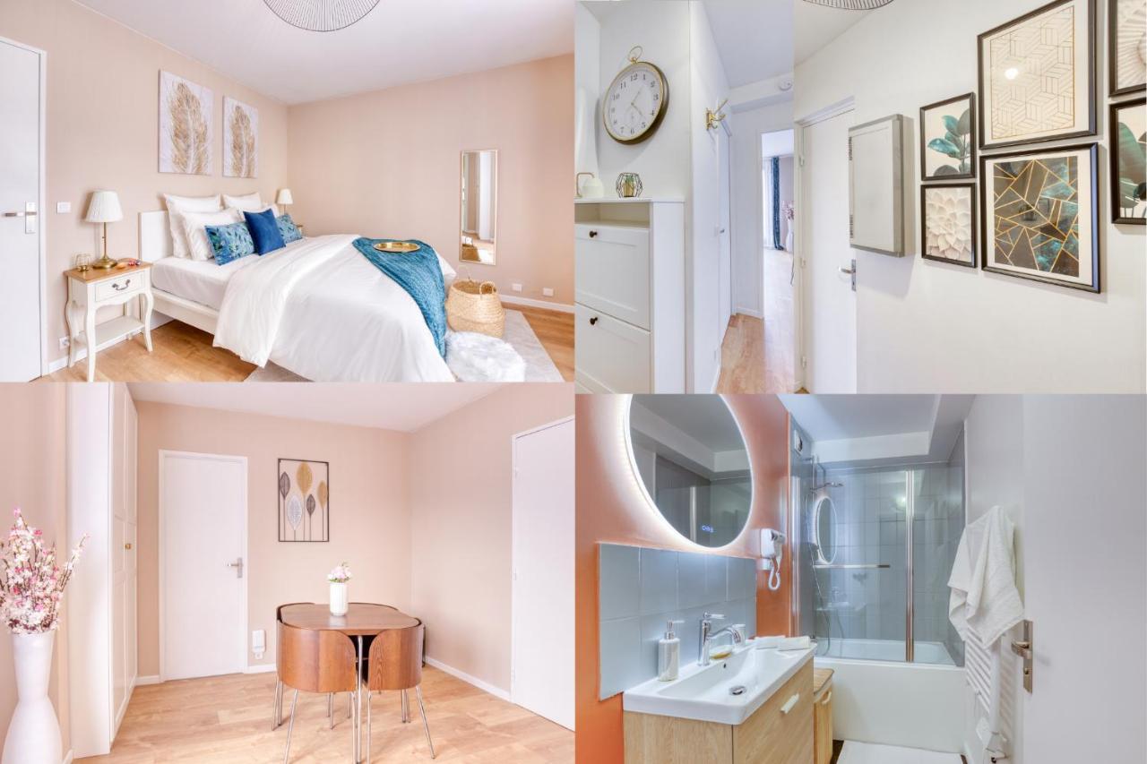 Studio Hotel - Lit King Size - Parking - Wifi - Proche Cdg Livry-Gargan Exterior foto